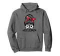 Soccer Mom Messy Bun Mom Life Mothers Hoodie - Aesthetic Graphic Unisex - T-Shirt, Sweatshirt, Hoodie
