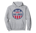 Funny Ask Me About Dad Jokes Lovers Hoodie - Aesthetic Graphic for Adults - T-Shirt, Sweatshirt, Hoodie