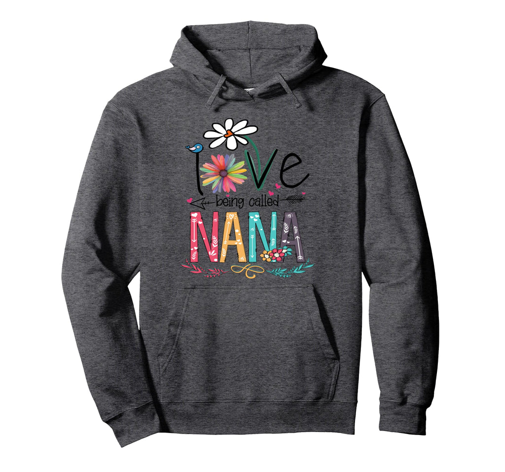 I Love Being Called Nana Sunflower Hoodie - Minimalist Print Unisex - T-Shirt, Sweatshirt, Hoodie