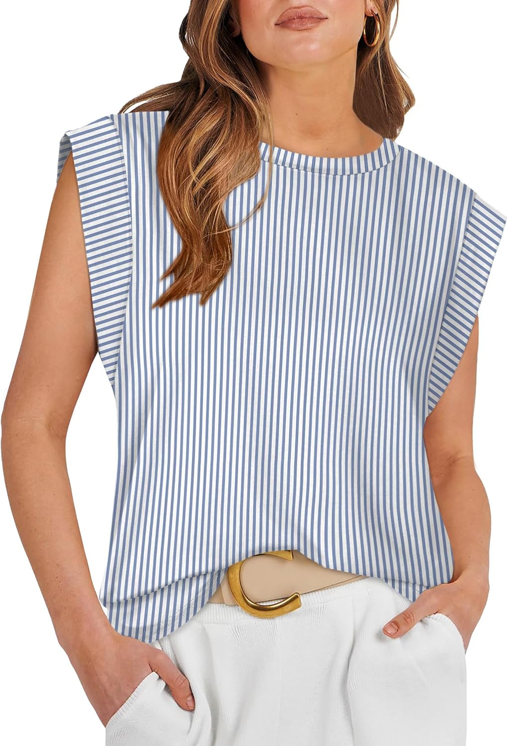Cap Sleeve Tops for Women Summer Top Basic Business - Adult & Kids T-Shirts, Sweatshirts & Hoodies apparel design preview 1