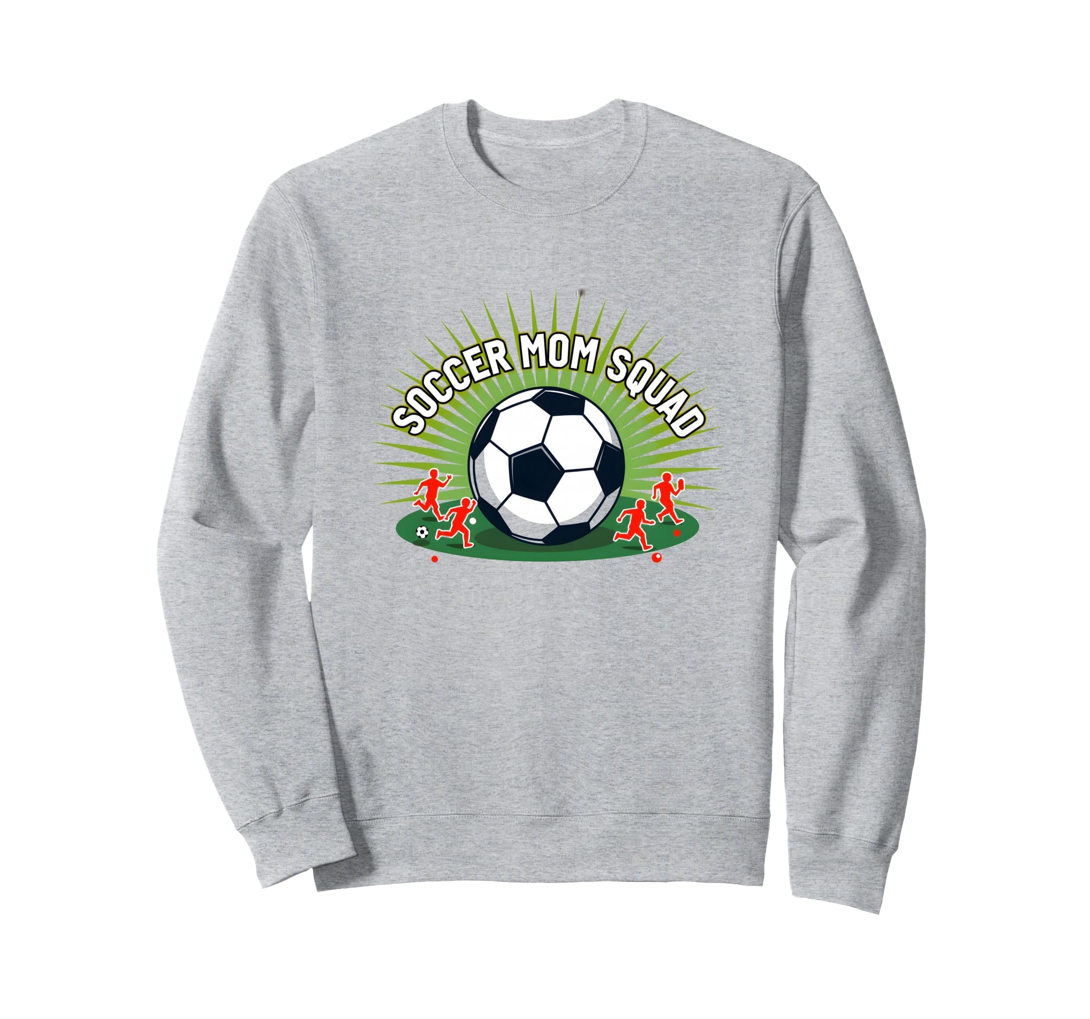 Soccer Mom Squad Sporty Parent Sweatshirt - Minimalist Print Men Women - T-Shirt, Sweatshirt, Hoodie