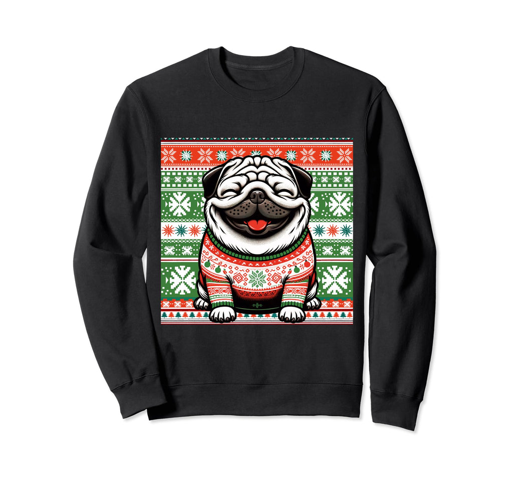 Ugly Pug Dog Face Sweatshirt - Novelty Apparel Men Women - T-Shirt, Sweatshirt, Hoodie