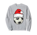 Soccer Football Santa Hat Sweatshirt - Custom Art Print for Adults - T-Shirt, Sweatshirt, Hoodie