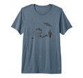 Funny Ufo Bearded Dragon Western Alien 90S T-Shirt - Graphic Print Unisex - T-Shirt, Sweatshirt, Hoodie