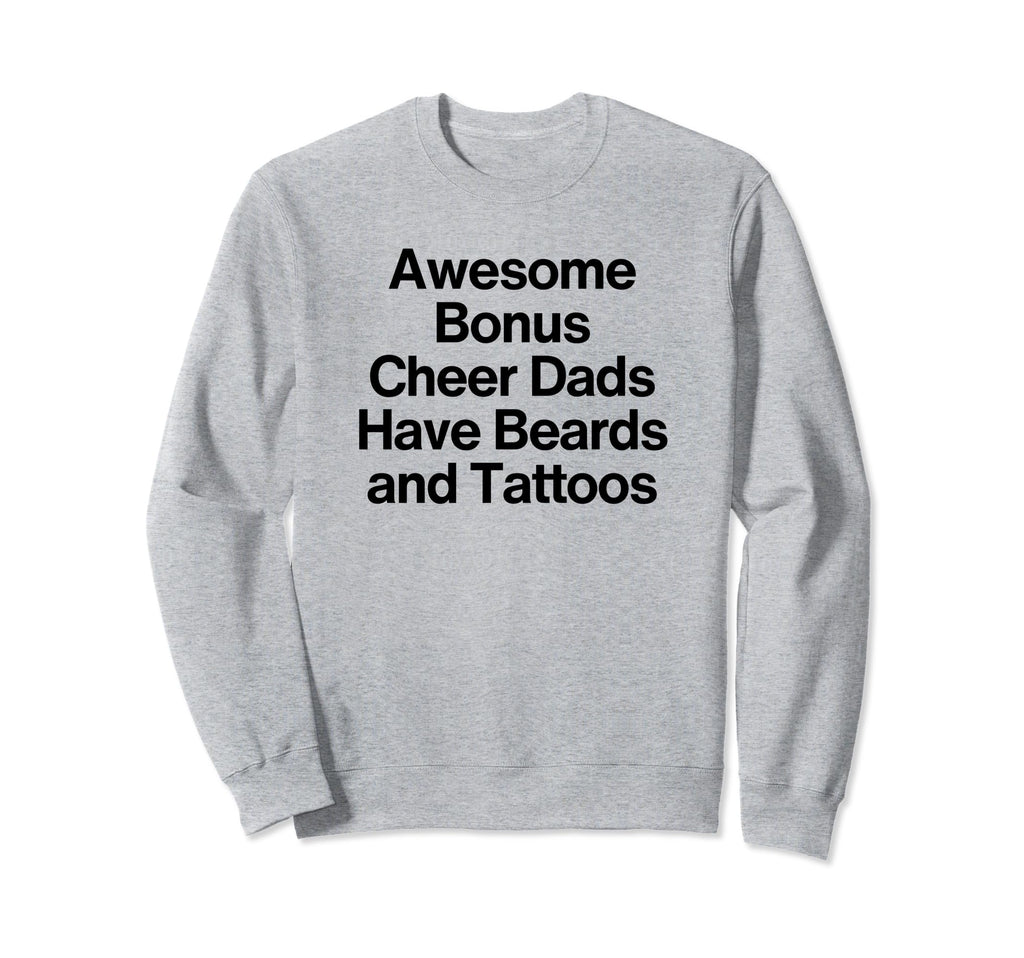 Cheer Dad Cheerleading Bearded Sweatshirt - Streetwear Style for Adults - T-Shirt, Sweatshirt, Hoodie