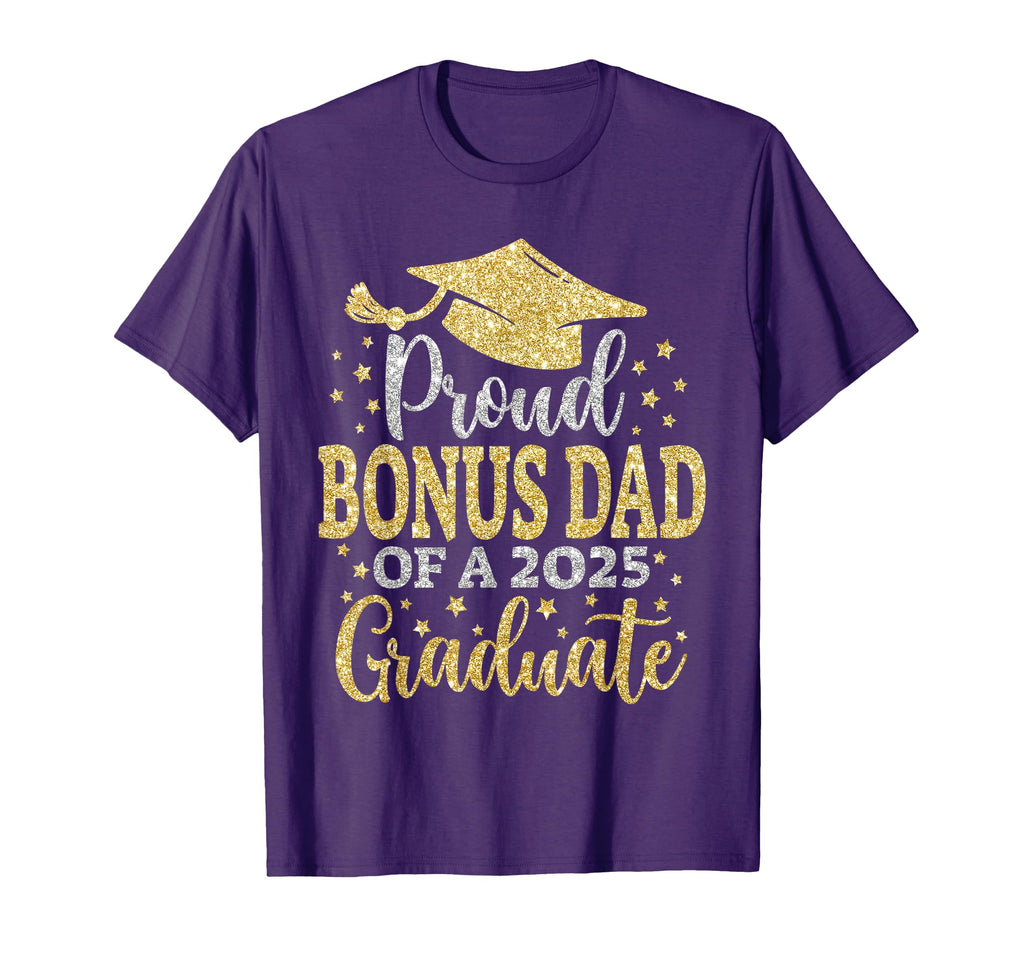 Bonus Dad Senior 2025 Proud Dad T-Shirt - Casual Everyday Wear Men Women - T-Shirt, Sweatshirt, Hoodie