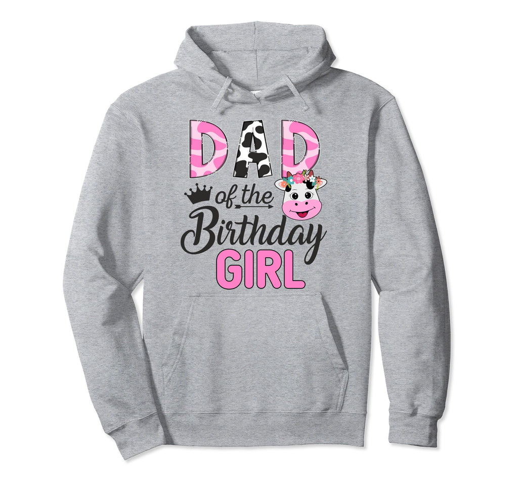 Dad Birthday Farm Cow 1 St Birthday Hoodie - Custom Art Print Unisex - T-Shirt, Sweatshirt, Hoodie