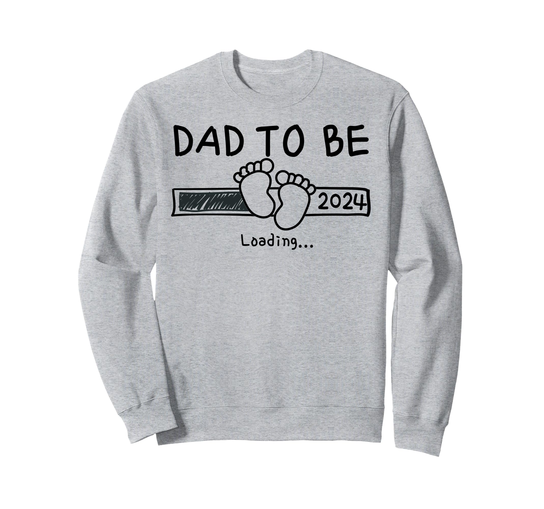 To Be Dad 2024 Dads Est 2024 Sweatshirt - Casual Everyday Wear Unisex - T-Shirt, Sweatshirt, Hoodie