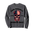 One Gnarly Bonus Dad Awesome Sweatshirt - Aesthetic Graphic for Adults - T-Shirt, Sweatshirt, Hoodie