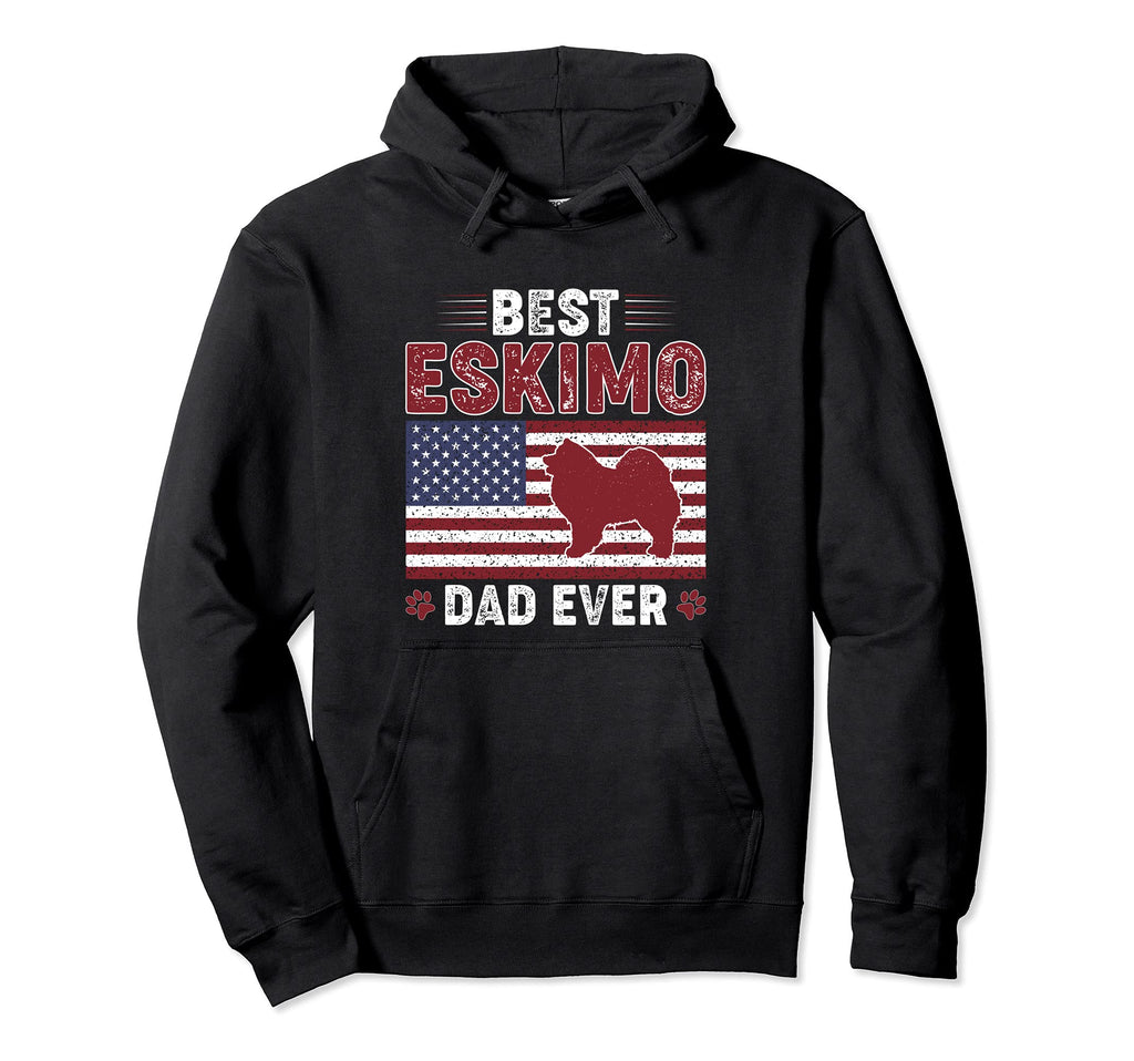 Best Eskimo Dad Ever American Flag Hoodie - Streetwear Style for Adults - T-Shirt, Sweatshirt, Hoodie
