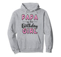 Papa Birthday Donut Dad First Bday Hoodie - Novelty Apparel for Adults - T-Shirt, Sweatshirt, Hoodie