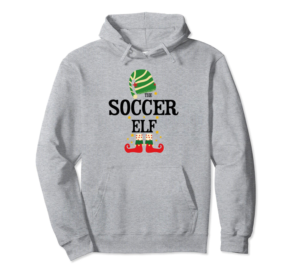 Soccer Elf Matching Family Group Hoodie - Casual Everyday Wear for Adults - T-Shirt, Sweatshirt, Hoodie