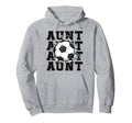 Soccer Aunt Cracked Wall Family Matching Hoodie - Novelty Apparel Unisex - T-Shirt, Sweatshirt, Hoodie