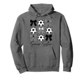 Soccer Sister Funny Coquette Bow Soccer Hoodie - Unique Graphic Unisex - T-Shirt, Sweatshirt, Hoodie
