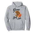 Game Day Vibes Leopard Helmet Hoodie - Aesthetic Graphic Men Women - T-Shirt, Sweatshirt, Hoodie
