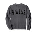Varsity Papa Bear Sweatshirt - Aesthetic Graphic Unisex - T-Shirt, Sweatshirt, Hoodie