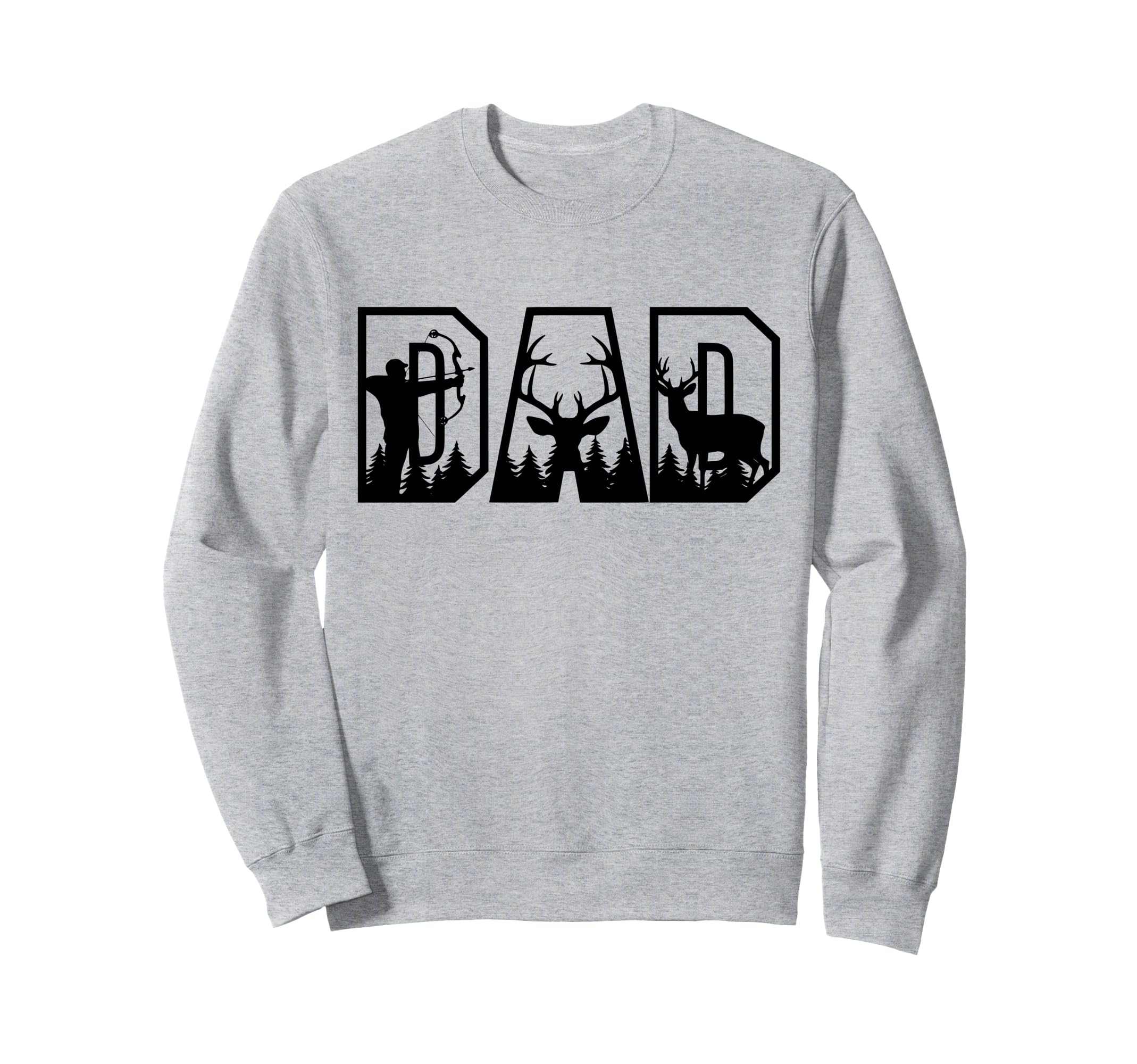 Deer Hunting Dad Wildlife Lover Sweatshirt - Unique Graphic Men Women - T-Shirt, Sweatshirt, Hoodie