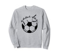 Game Day Soccer Mom Grey Sweatshirt - Custom Art Print Men Women - T-Shirt, Sweatshirt, Hoodie