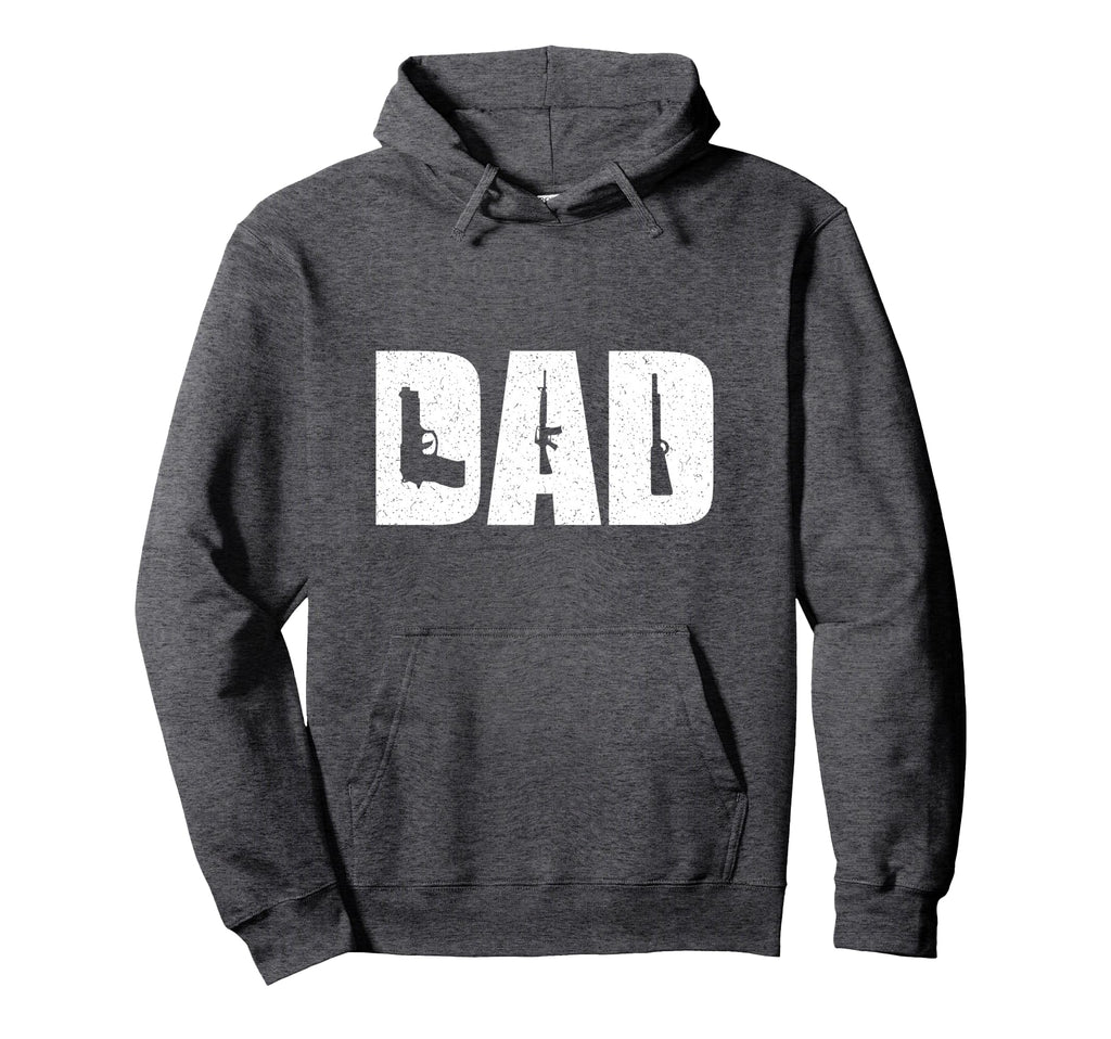 Dad And Guns Collection Hoodie - Streetwear Style Unisex - T-Shirt, Sweatshirt, Hoodie