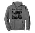 My Favorite Soccer Player Calls Me Hoodie - Minimalist Print Men Women - T-Shirt, Sweatshirt, Hoodie