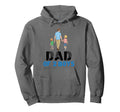 Dad Two Father And Sons Walking Together Hoodie - Unique Graphic Men Women - T-Shirt, Sweatshirt, Hoodie