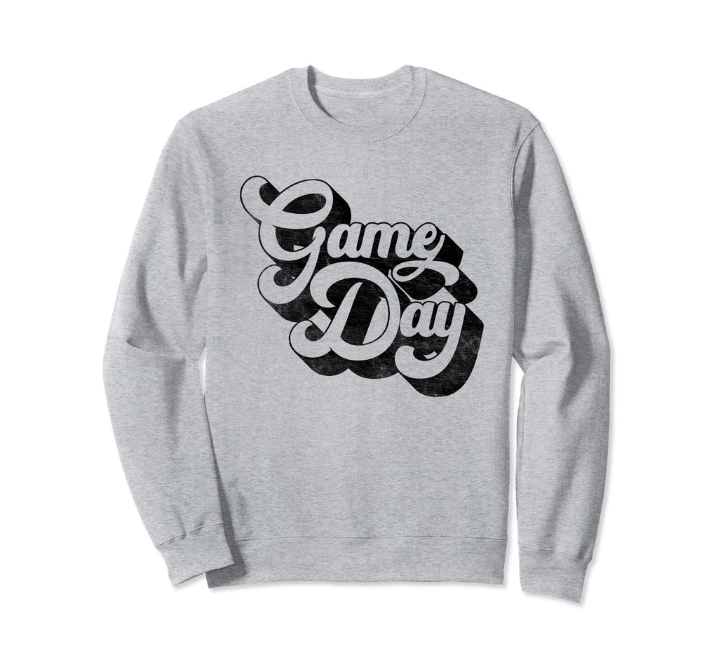 Game Day Black Sports Soccer Sweatshirt - Fun Novelty Design for Adults - T-Shirt, Sweatshirt, Hoodie