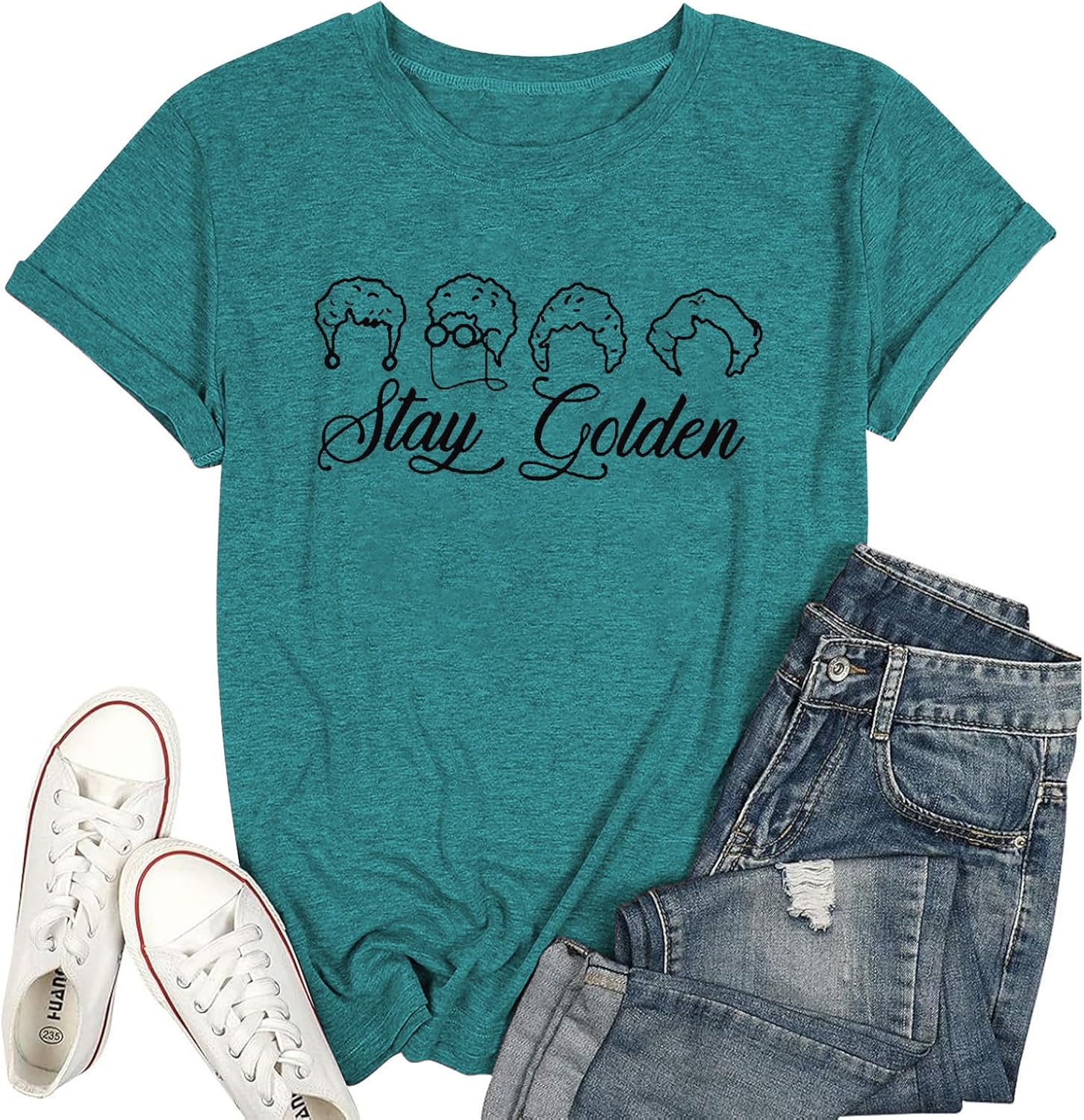 Golden Girls Women Stay Inspiration Letter Vintage - Adult & Kids T-Shirts, Sweatshirts & Hoodies apparel design preview 1