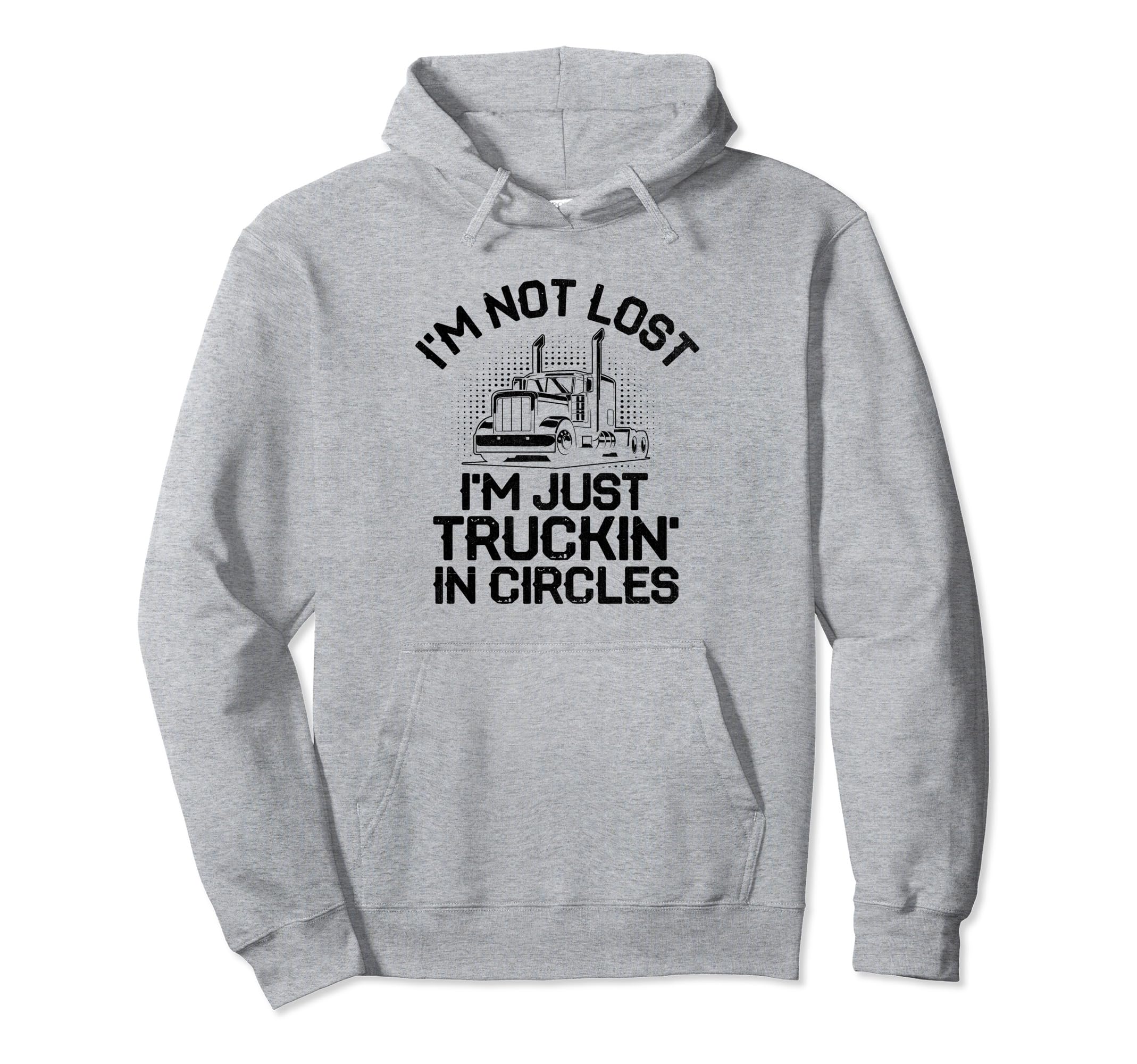 Trucker Driving Dad Trucker Father Truck Hoodie - Graphic Print for Adults - T-Shirt, Sweatshirt, Hoodie