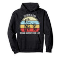 Father And Son Riding Buddies Life Hoodie - Custom Art Print Unisex - T-Shirt, Sweatshirt, Hoodie