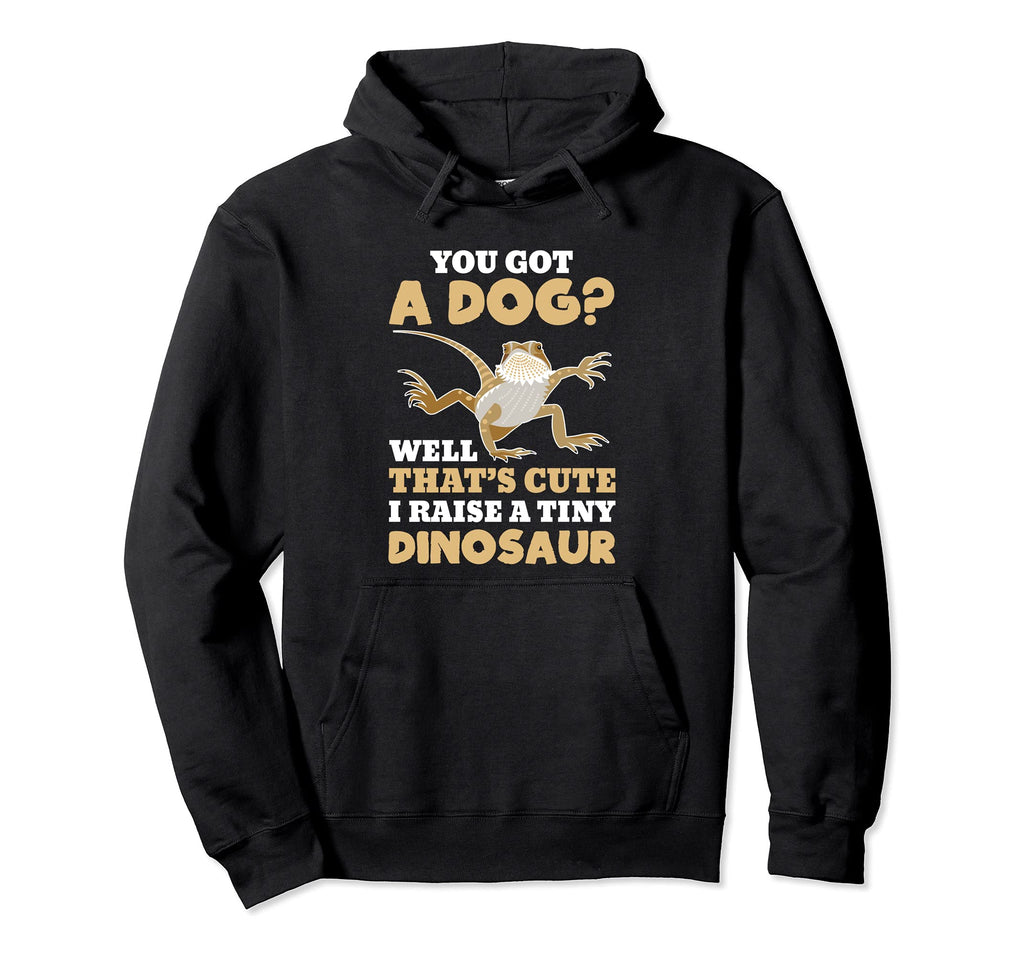 Bearded Dragon Funny Reptile Lizard Hoodie - Novelty Apparel for Adults - T-Shirt, Sweatshirt, Hoodie
