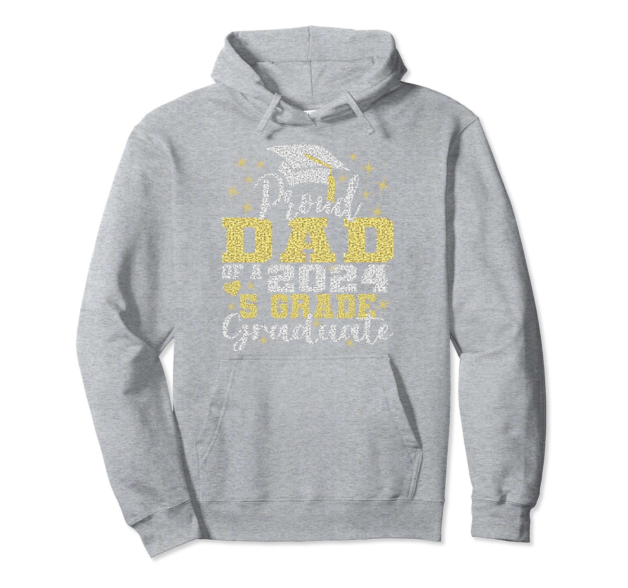 Proud Dad 5Th Grade Graduate 2024 Hoodie - Graphic Print for Adults - T-Shirt, Sweatshirt, Hoodie