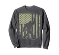 Bigfoot Sasquatch America Flag Sweatshirt - Streetwear Style for Adults - T-Shirt, Sweatshirt, Hoodie
