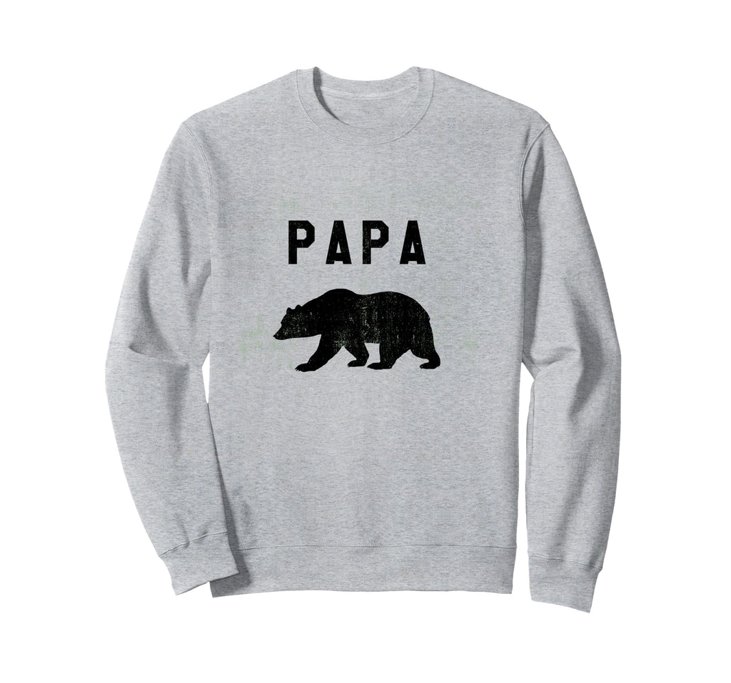 Hybrid Papa Bear Sweatshirt - Trendy Graphic Unisex - T-Shirt, Sweatshirt, Hoodie