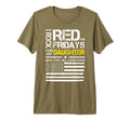 Red Friday Military Dad Wear Red My T-Shirt - Minimalist Print for Adults - T-Shirt, Sweatshirt, Hoodie