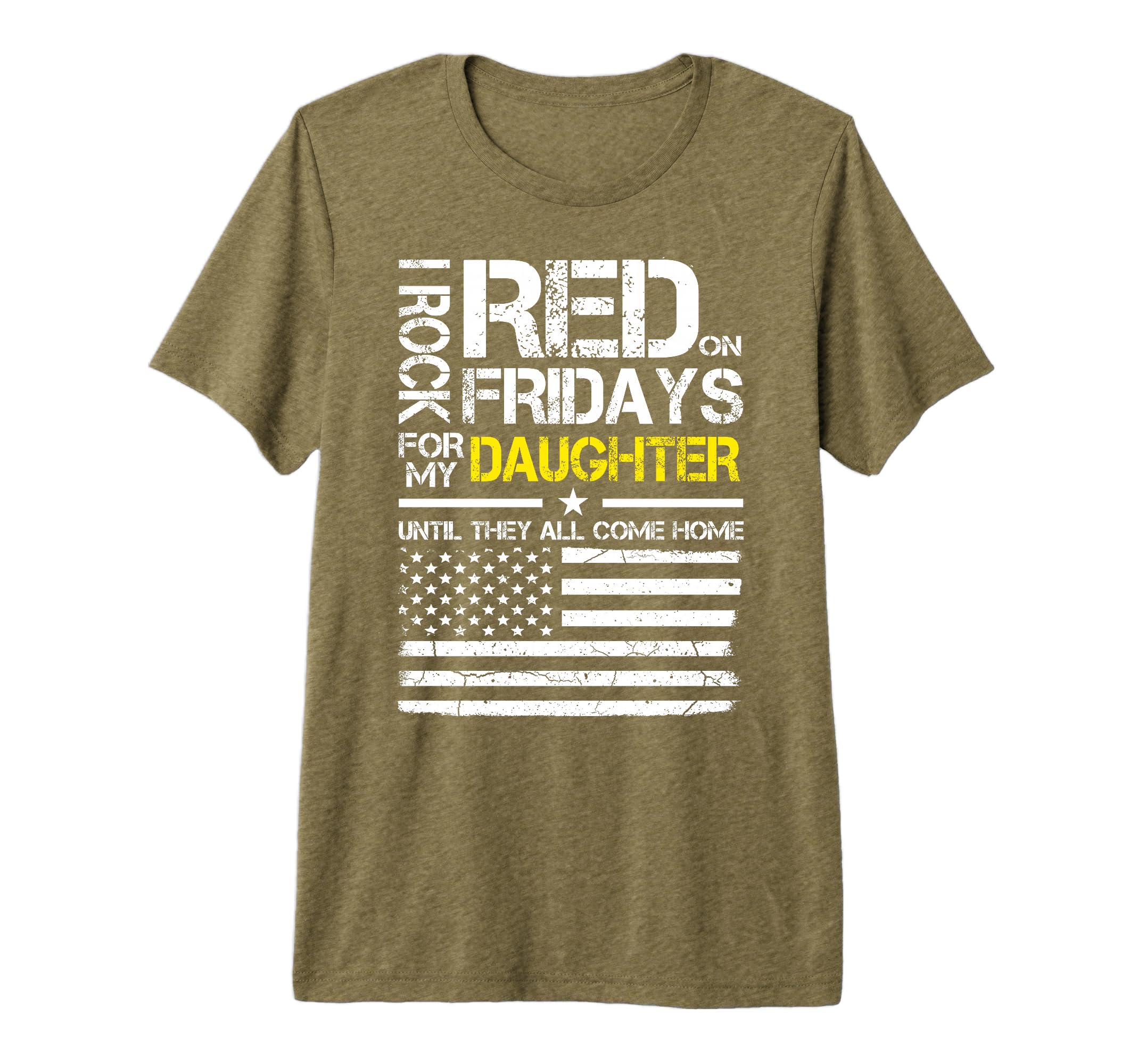 Red Friday Military Dad Wear Red My T-Shirt - Minimalist Print for Adults - T-Shirt, Sweatshirt, Hoodie
