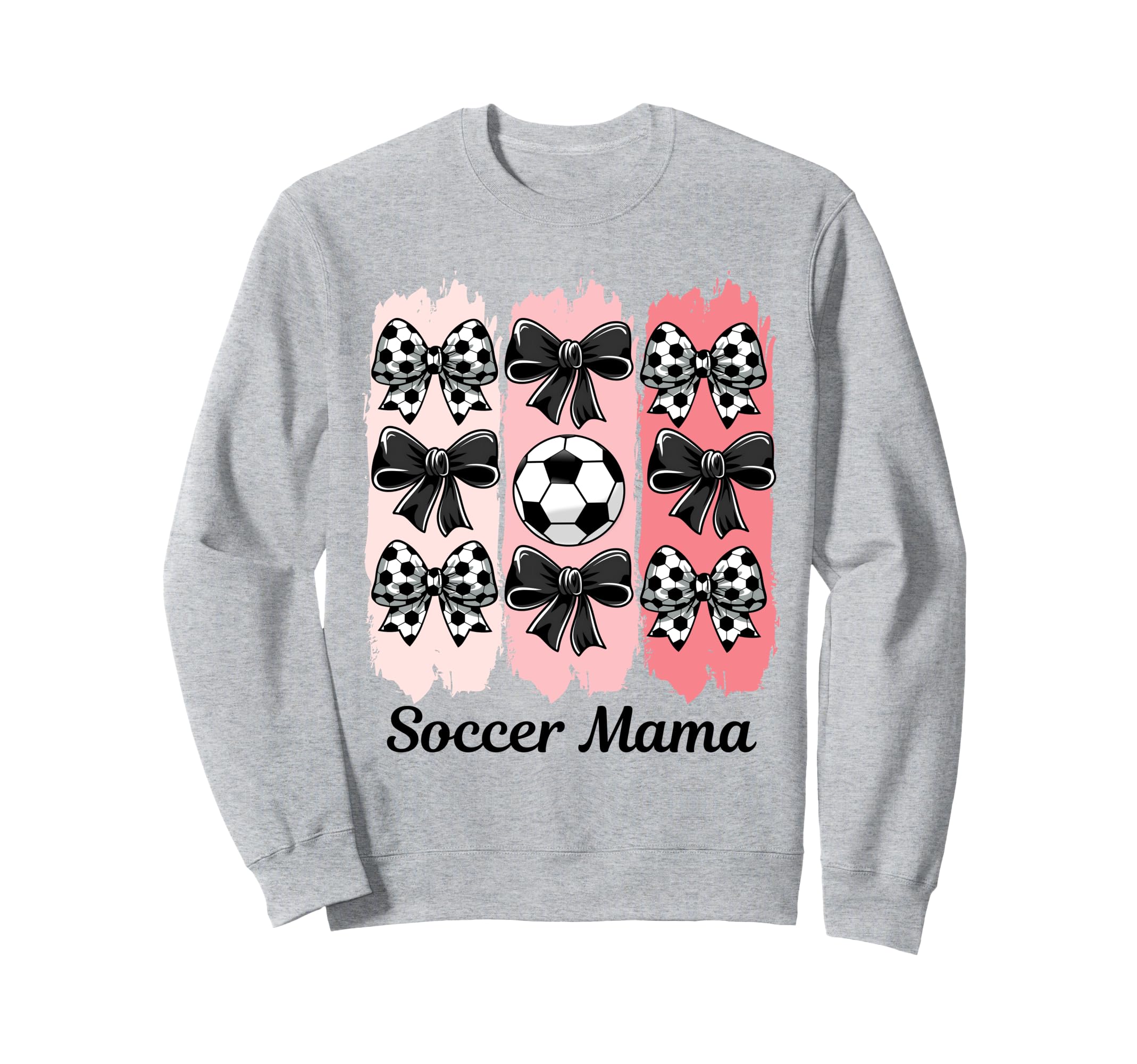 Soccer Mama Coquette Bow Soccer Mom Sweatshirt - Trendy Graphic Men Women - T-Shirt, Sweatshirt, Hoodie