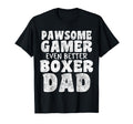 Pawsome Gamer Even Better Boxer Dad T-Shirt - Minimalist Print Men Women - T-Shirt, Sweatshirt, Hoodie