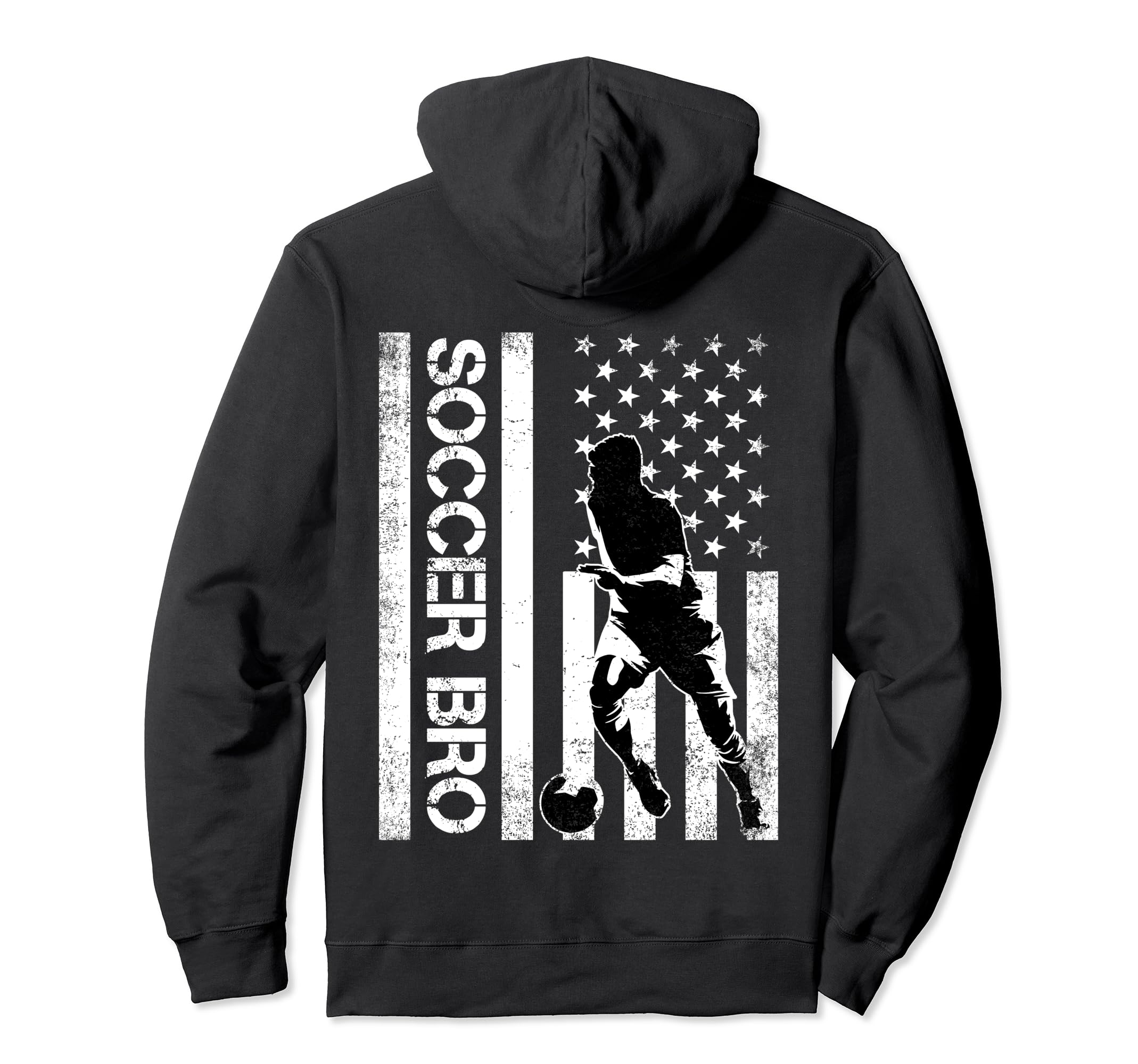 Soccer Brother Soccer Family Usa American Hoodie - Graphic Print Men Women - T-Shirt, Sweatshirt, Hoodie