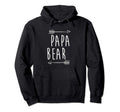 Papa Bear Matching Family Portrait Mama Hoodie - Novelty Apparel Unisex - T-Shirt, Sweatshirt, Hoodie