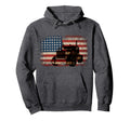Truck Driver American Flag Trucker Hoodie - Casual Everyday Wear Unisex - T-Shirt, Sweatshirt, Hoodie