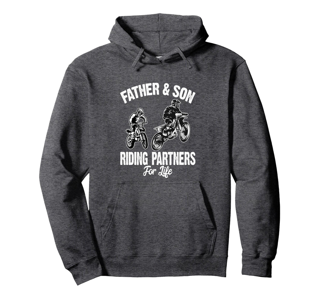 Father And Son Riding Partners Life Dirt Hoodie - Custom Art Print Unisex - T-Shirt, Sweatshirt, Hoodie