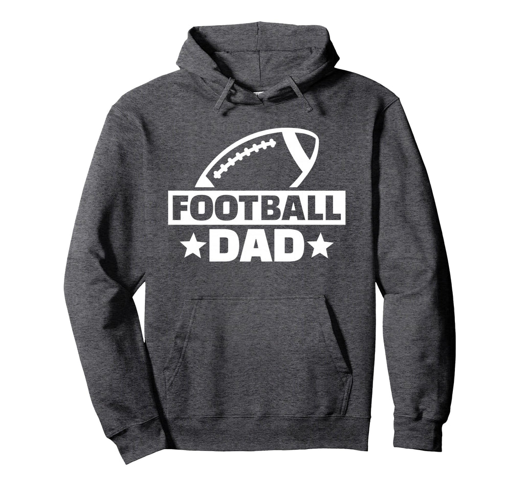 Football Dad Hoodie - Graphic Print Men Women - T-Shirt, Sweatshirt, Hoodie