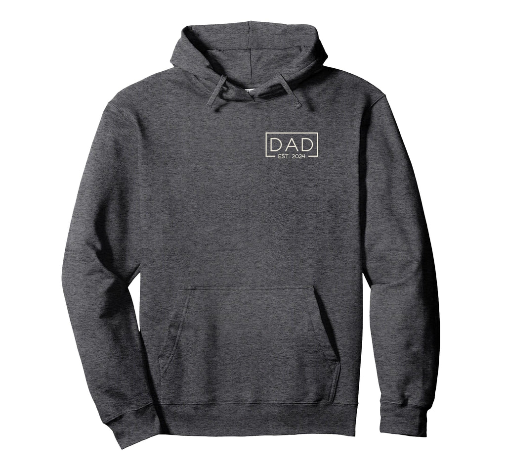 Dad Est 2024 Logo Since 2024 Hoodie - Fun Novelty Design Unisex - T-Shirt, Sweatshirt, Hoodie