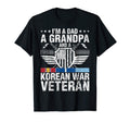 Korean War Veteran Dad Grandpa T-Shirt - Custom Art Print Men Women - T-Shirt, Sweatshirt, Hoodie