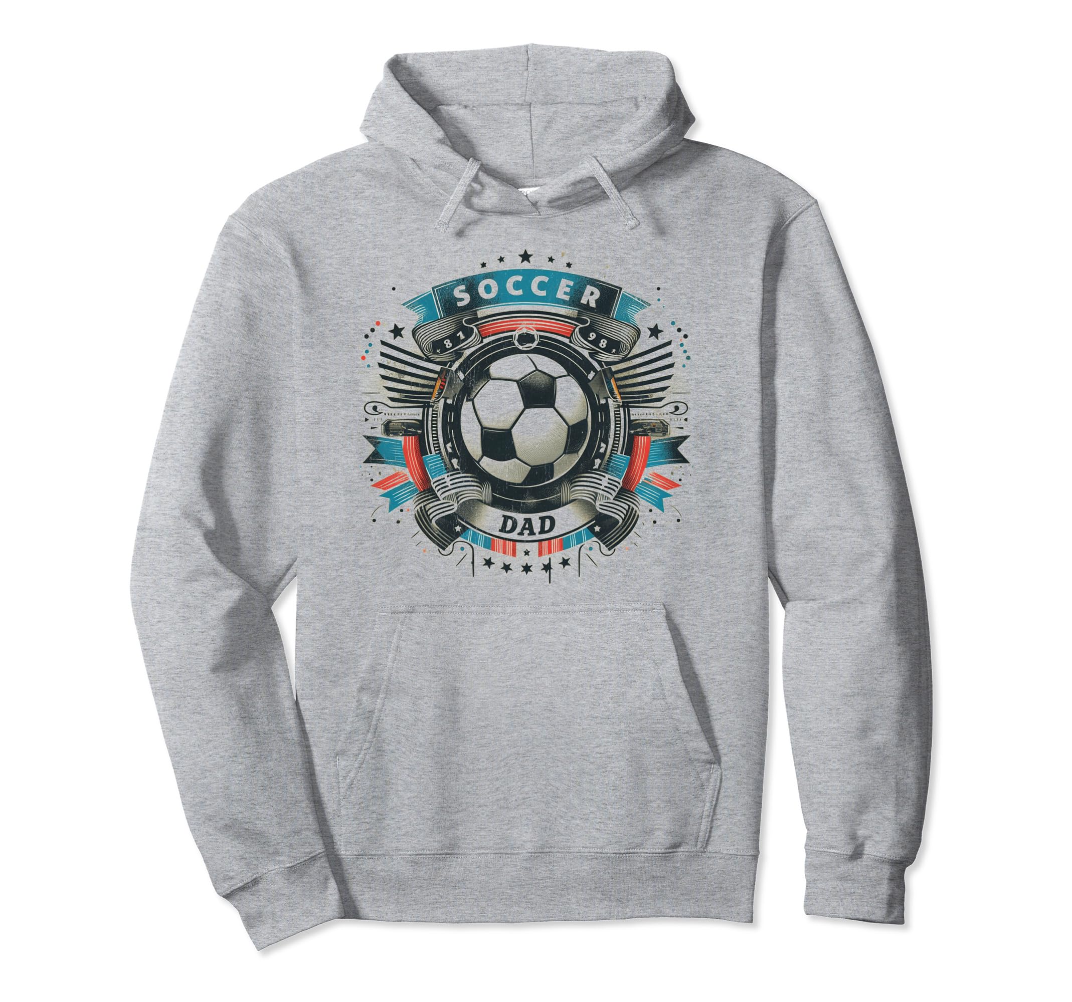 Soccer Dad Family Matching Dad Hoodie - Casual Everyday Wear Unisex - T-Shirt, Sweatshirt, Hoodie