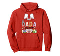 Dada Bunny Ears Easter Family Matching Hoodie - Custom Art Print Unisex - T-Shirt, Sweatshirt, Hoodie
