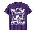 Im Dad Pap Pap Veteran Fathers Day T-Shirt - Casual Everyday Wear Unisex - T-Shirt, Sweatshirt, Hoodie