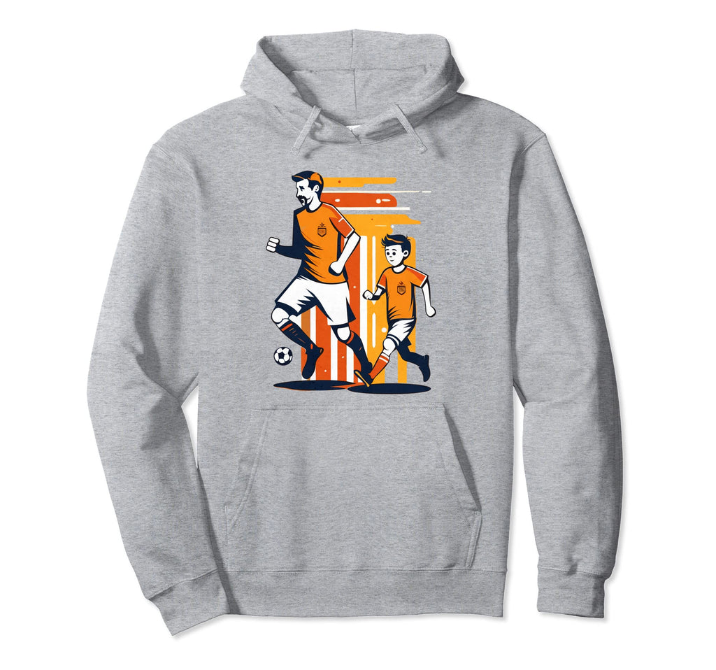 Colorful Sports Illustration Father Hoodie - Streetwear Style for Adults - T-Shirt, Sweatshirt, Hoodie