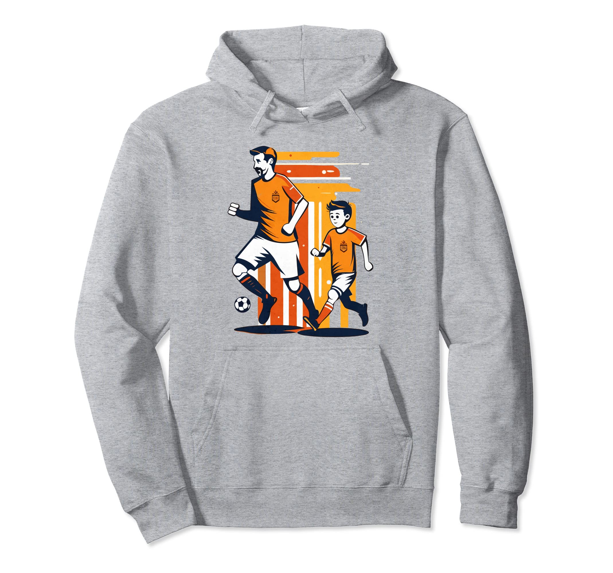 Colorful Sports Illustration Father Hoodie - Streetwear Style for Adults - T-Shirt, Sweatshirt, Hoodie