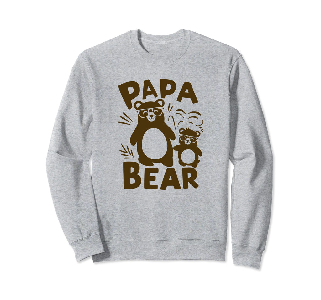 Fathers Day 2024 Bear Cub Papa Sweatshirt - Fun Novelty Design Men Women - T-Shirt, Sweatshirt, Hoodie